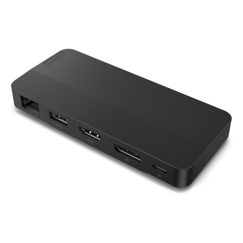 Докинг станция LENOVO USB-C Dual Display Travel Dock, 1xHDMI2.1, 1xDP1.4, 1xUSB-A, 2xUSB-C, 1xRJ45