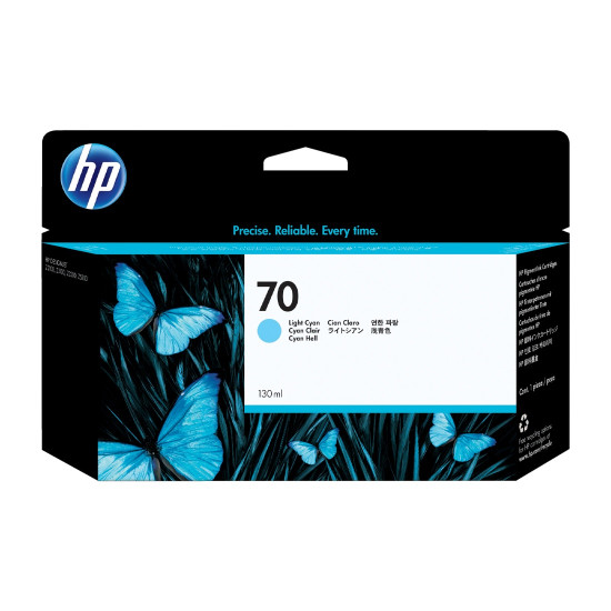 Мастило HP 70, C9390A, Light Cyan