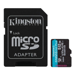 Карта памет Kingston Canvas Go! Plus Gen4, microSDXC, 512GB