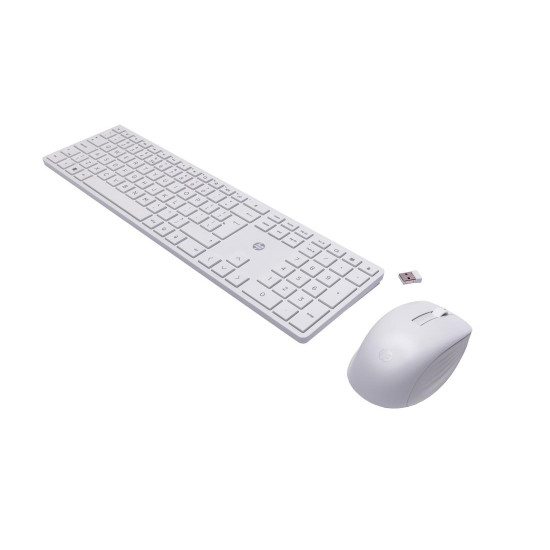 Комплект клавиатура и мишка HP 650, White