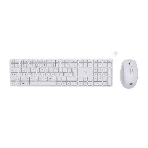 Комплект клавиатура и мишка HP 650, White