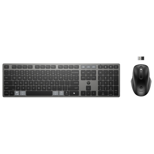 Комплект клавиатура и мишка HP 725 Multi-Device Rechargeable Wireless Keyboard and Mouse Combo