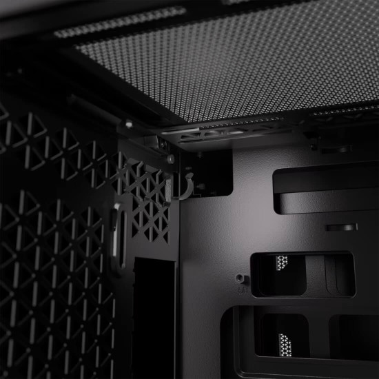 Кутия за компютър Corsair 2500X, Mid-Tower, Dual Chamber, Tempered Glass, Micro-ATX, Mini-ITX, Black