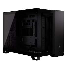 Кутия за компютър Corsair 2500X, Mid-Tower, Dual Chamber, Tempered Glass, Micro-ATX, Mini-ITX, Black