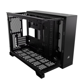 Кутия за компютър Corsair 2500X, Mid-Tower, Dual Chamber, Tempered Glass, Micro-ATX, Mini-ITX, Black