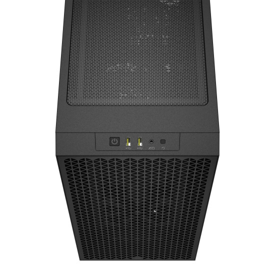 Кутия за компютър CORSAIR 3000D, закалено стъкло, Mid Tower, черна