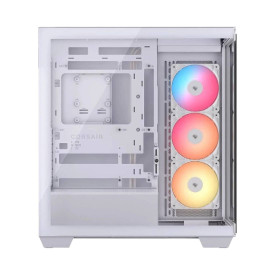 Кутия за компютър CORSAIR 3500X RSR ARGB, Tempered Glass, Mid-Tower, White