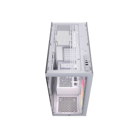 Кутия за компютър CORSAIR 3500X RSR ARGB, Tempered Glass, Mid-Tower, White