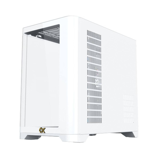 Кутия за компютър Crystal Storm Arctic V2 EN49408, E-ATX, USB 3.0 + USB 2.0, ARGB PCB, White