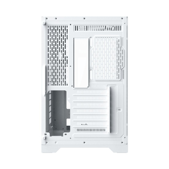 Кутия за компютър Crystal Storm Arctic V2 EN49408, E-ATX, USB 3.0 + USB 2.0, ARGB PCB, White