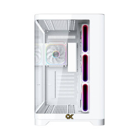 Кутия за компютър Crystal Storm Arctic V2 EN49408, E-ATX, USB 3.0 + USB 2.0, ARGB PCB, White