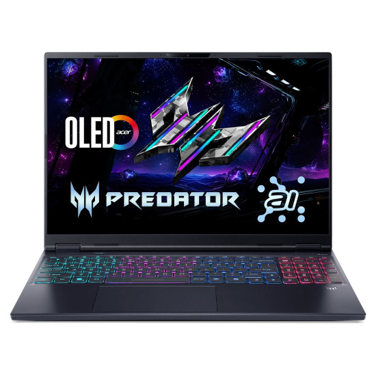 Лаптоп ACER Predator Helios Neo 16S AI PHN16S-71-74MH, Intel Core Ultra 7 255HX, 16 инча, OLED, 32GB DDR5, 2TB SSD, RTX 5070 8GB