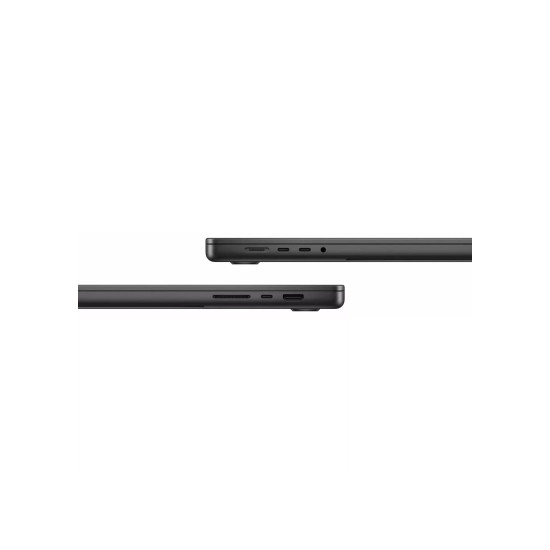 Лаптоп Apple MacBook Pro 16.2 M4, 48GB RAM, 512GB SSD, Liquid Retina XDR дисплей, 16.2 инча, 120Hz, HDMI, 3x Thunderbolt 5, macOS, Space Black