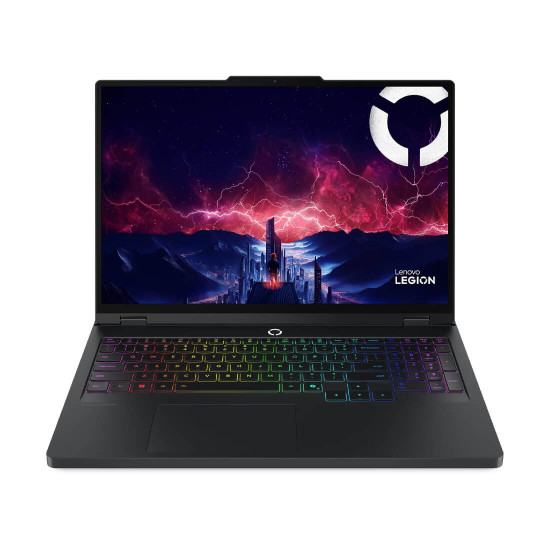 Лаптоп Legion Pro 5 16ADR10, 16 инча WQXGA OLED, AMD Ryzen 7 8745HX, 32GB DDR5-5200, 1TB SSD PCIe 4.0x4 NVMe, NVIDIA GeForce RTX 5060 8GB GDDR7, Eclipse Black
