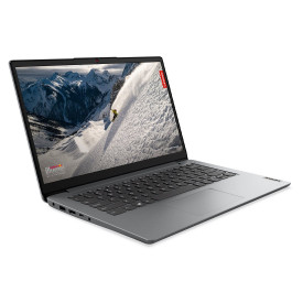 Лаптоп LENOVO IdeaPad 1, Intel N4500, 14 инча, FHD, 4GB DDR4 RAM, 128GB SSD, Windows 11 Home, Arctic Grey
