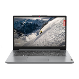 Лаптоп LENOVO IdeaPad 1, Intel N4500, 14 инча, FHD, 4GB DDR4 RAM, 128GB SSD, Windows 11 Home, Arctic Grey