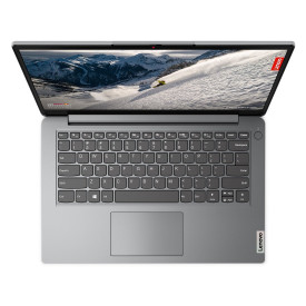 Лаптоп LENOVO IdeaPad 1, Intel N4500, 14 инча, FHD, 4GB DDR4 RAM, 128GB SSD, Windows 11 Home, Arctic Grey
