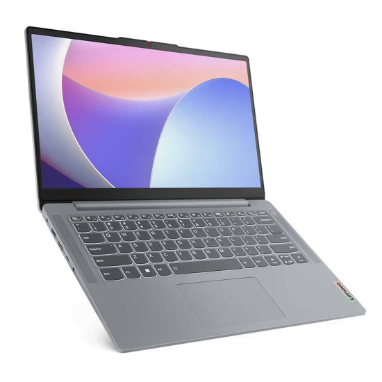 Лаптоп LENOVO IdeaPad Slim 3, Intel Core i5-12450H, 14 инча FHD, 16GB DDR5, 512GB SSD, Сив