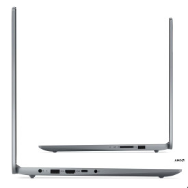 Лаптоп LENOVO IdeaPad Slim 3, AMD Ryzen 7 5825U, 15.6 инча, FHD, 16 GB DDR5, 512 GB SSD, Arctic Grey