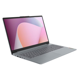 Лаптоп LENOVO IdeaPad Slim 3, AMD Ryzen 7 5825U, 15.6 инча, FHD, 16 GB DDR5, 512 GB SSD, Arctic Grey