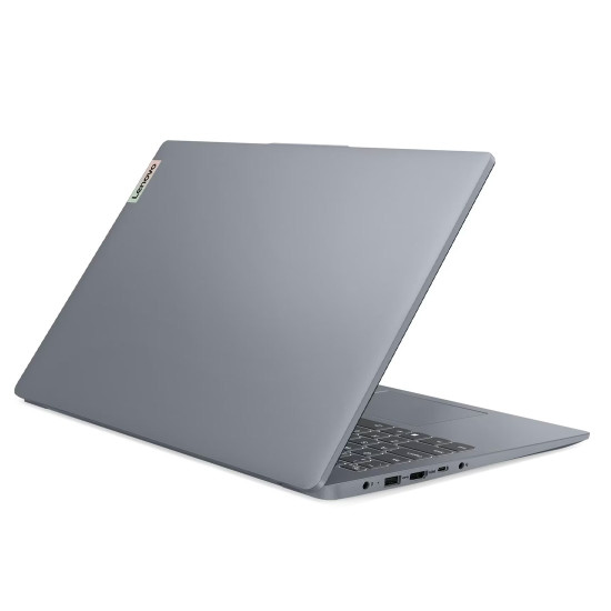 Лаптоп LENOVO IdeaPad Slim 3, AMD Ryzen 7 5825U, 15.6 инча, FHD, 16 GB DDR5, 512 GB SSD, Arctic Grey