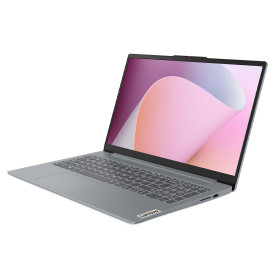 Лаптоп LENOVO IdeaPad Slim 3, AMD Ryzen 7 5825U, 15.6 инча, FHD, 16 GB DDR5, 512 GB SSD, Arctic Grey