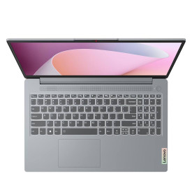 Лаптоп LENOVO IdeaPad Slim 3, AMD Ryzen 7 5825U, 15.6 инча, FHD, 16 GB DDR5, 512 GB SSD, Arctic Grey