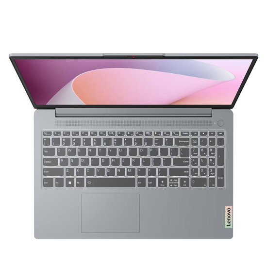 Лаптоп LENOVO IdeaPad Slim 3, AMD Ryzen 7 5825U, 15.6 инча, FHD, 16 GB DDR5, 512 GB SSD, Arctic Grey