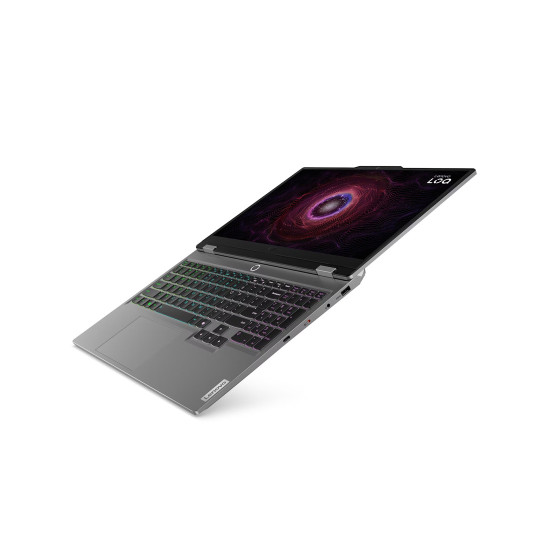 Лаптоп Lenovo LOQ 15ARP9, AMD Ryzen 7 7435HS, NVIDIA GeForce RTX 4060, 15.6 инча FHD, IPS, 144Hz, 16GB DDR5, 512GB SSD, Luna Grey