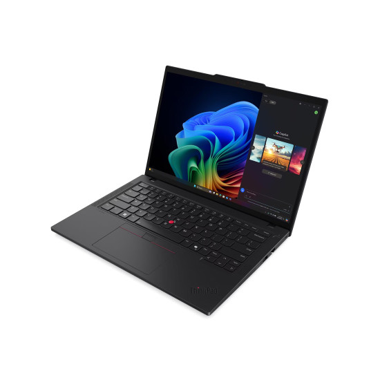 Лаптоп Lenovo ThinkPad T14 Gen 6, 14 инча WUXGA, Ryzen AI 5 PRO 340, 32GB DDR5, 512GB SSD, Radeon 840M, Windows 11 Pro, Wi-Fi 7, Black
