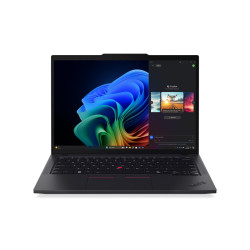 Лаптоп Lenovo ThinkPad T14 Gen 6, 14 инча WUXGA, Ryzen AI 5 PRO 340, 32GB DDR5, 512GB SSD, Radeon 840M, Windows 11 Pro, Wi-Fi 7, Black