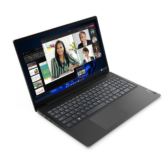 Лаптоп LENOVO V15 G4 AMN, AMD Ryzen 5 7520U, 15.6 инча, FHD, 8 GB LPDDR5, 512 GB SSD M.2, Windows 11 Home