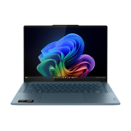 Лаптоп LENOVO Yoga Pro 7, AMD Ryzen AI 9 365, 14.5 инча OLED, 500 нита, 90Hz, 32GB DDR5 RAM, 1TB SSD, Tidal Teal, Windows 11 Home