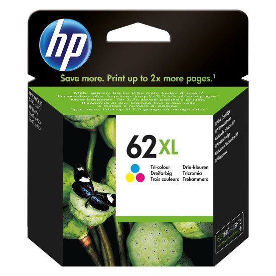 Мастило HP 62XL, C2P07AE UUS, Tri-Color