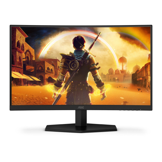 Монитор AOC C24G42E, 23.6 инча, Fast VA, FHD, 180Hz, 0.5ms, HDMI 2.0, DP1.4, Speakers