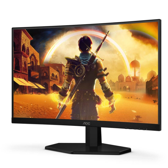Монитор AOC C24G42E, 23.6 инча, Fast VA, FHD, 180Hz, 0.5ms, HDMI 2.0, DP1.4, Speakers