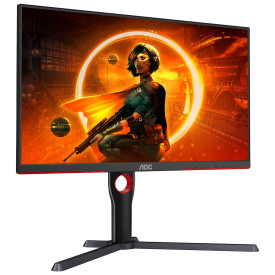 Монитор AOC Q27G3XMN/BK, 27 инча, 2560x1440, VA, MiniLED, 180Hz, Freesync Premium, DP, 2xHDMI