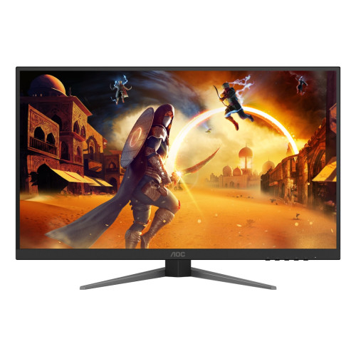 Монитор AOC U27G4XM, 27 инча Mini LED Fast IPS, 4K UHD (3840 x 2160), 160Hz, 1 ms, HDMI 2.1, DisplayPort, USB 3.2 Hub