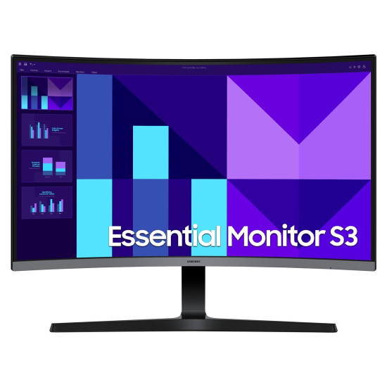 Монитор Samsung Essential S3 27D392, 27.0 инча, 1920x1080, VA, 100 Hz, HDMI, VGA