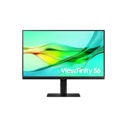 Монитор Samsung ViewFinity S6 LS24D600UAUXEN, 24 инча, 100Hz, 2560x1440, IPS,  5ms, USB-C, HDMI, DisplayPort