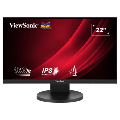 Монитор ViewSonic VG2208A, 22 инча, 1920x1080, IPS, HDMI, DisplayPort, USB