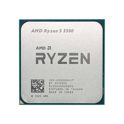 Процесор AMD Ryzen 5 5500, 6C/12T, 3.6/4.2GHz Boost, 19MB, 65W, AM4, MPK с Охладител