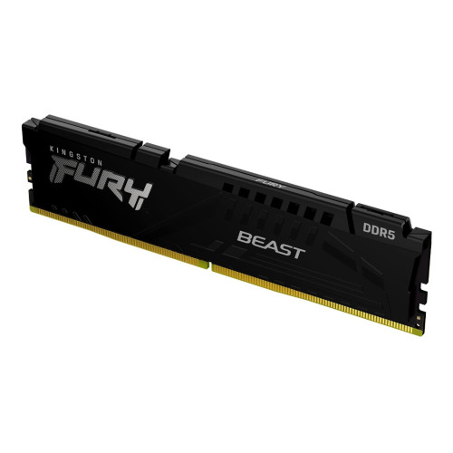 RAM памет KINGSTON FURY Beast Black, 16GB, DDR5, 5600MT/s, CL40, DIMM