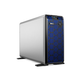 Сървър Dell PowerEdge T360, Intel Xeon 6325P, 3.5GHz-5.2GHz, 12MB кеш, 4 ядра, 8 нишки, 16GB DDR5 4800MHz UDIMM, 480GB SSD SATA, PERC H755, Broadcom 1Gb LOM, iDRAC9 Basic, Dual 700W PSU, Tower