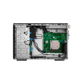 Сървър Dell PowerEdge T360, Intel Xeon 6325P, 3.5GHz-5.2GHz, 12MB кеш, 4 ядра, 8 нишки, 16GB DDR5 4800MHz UDIMM, 480GB SSD SATA, PERC H755, Broadcom 1Gb LOM, iDRAC9 Basic, Dual 700W PSU, Tower