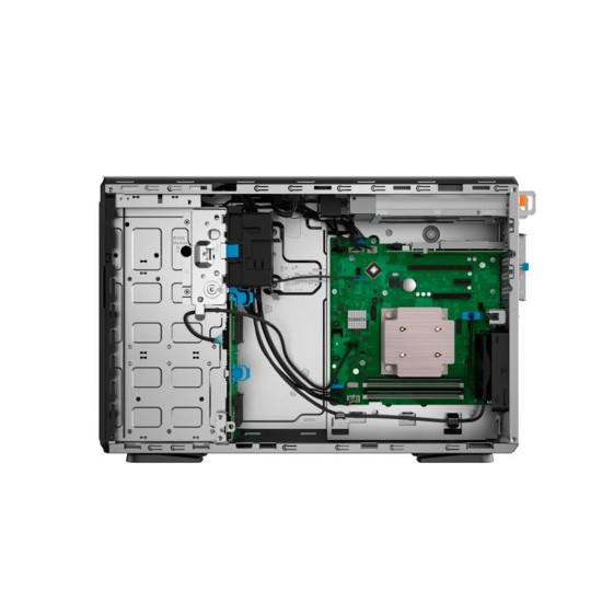 Сървър Dell PowerEdge T360, Intel Xeon 6325P, 3.5GHz-5.2GHz, 12MB кеш, 4 ядра, 8 нишки, 16GB DDR5 4800MHz UDIMM, 480GB SSD SATA, PERC H755, Broadcom 1Gb LOM, iDRAC9 Basic, Dual 700W PSU, Tower