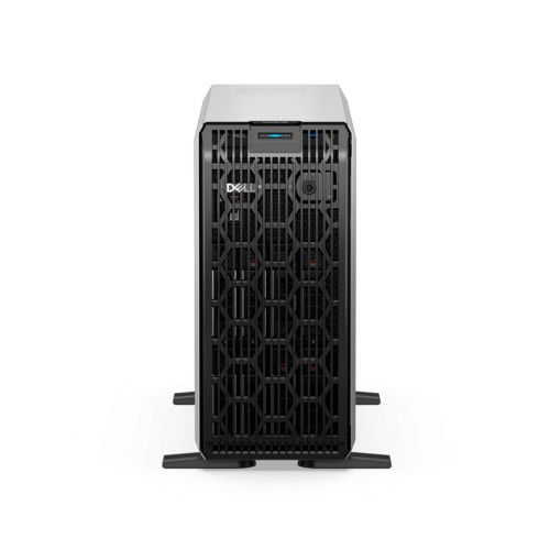 Сървър Dell PowerEdge T360, Intel Xeon 6325P, 3.5GHz-5.2GHz, 12MB кеш, 4 ядра, 8 нишки, 16GB DDR5 4800MHz UDIMM, 480GB SSD SATA, PERC H755, Broadcom 1Gb LOM, iDRAC9 Basic, Dual 700W PSU, Tower