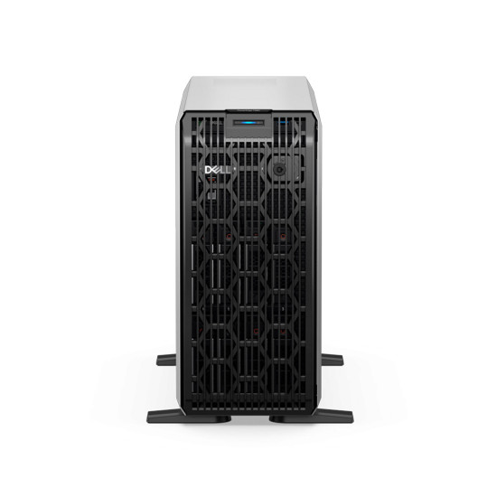 Сървър Dell PowerEdge T360, Intel Xeon 6325P, 3.5GHz-5.2GHz, 12MB кеш, 4 ядра, 8 нишки, 16GB DDR5 4800MHz UDIMM, 480GB SSD SATA, PERC H755, Broadcom 1Gb LOM, iDRAC9 Basic, Dual 700W PSU, Tower