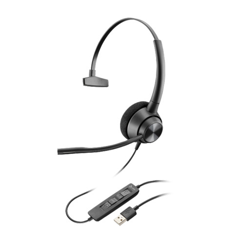 Слушалки HP Poly EncorePro 310 Monaural USB-A Headset TAA (767G1AA)