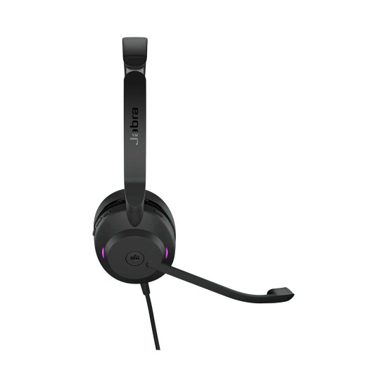 Слушалки Jabra Evolve2 30 SE MS Stereo, USB-C/USB-A, стерео, сертифицирани за Microsoft Teams